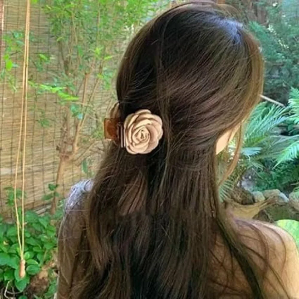 Roses Hair Claw Clips Set of 2